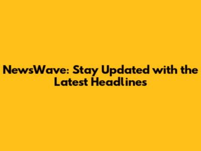 NewsWave: Stay Updated with the Latest Headlines